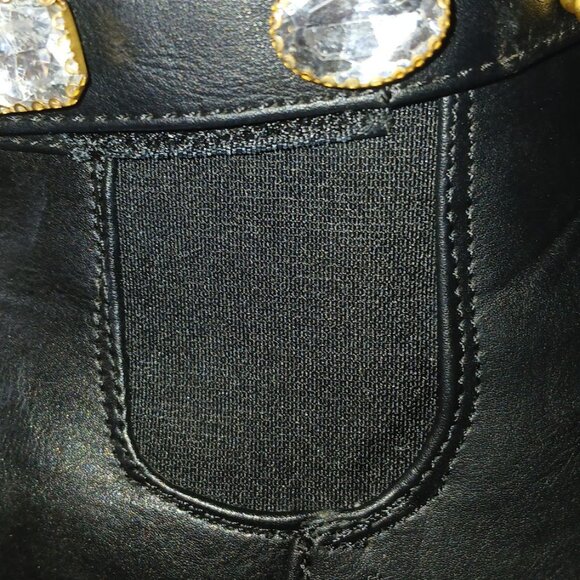 CUSHIONAIRE Women's Julie Chelsea boot with Jeweled strap +Memory Foam (size 9) - Picture 4 of 12